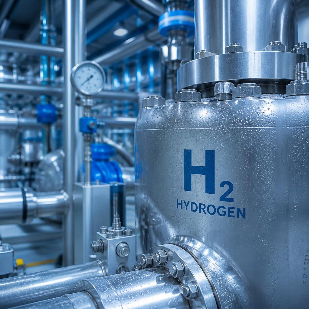 Hydrogen compression and purification skid