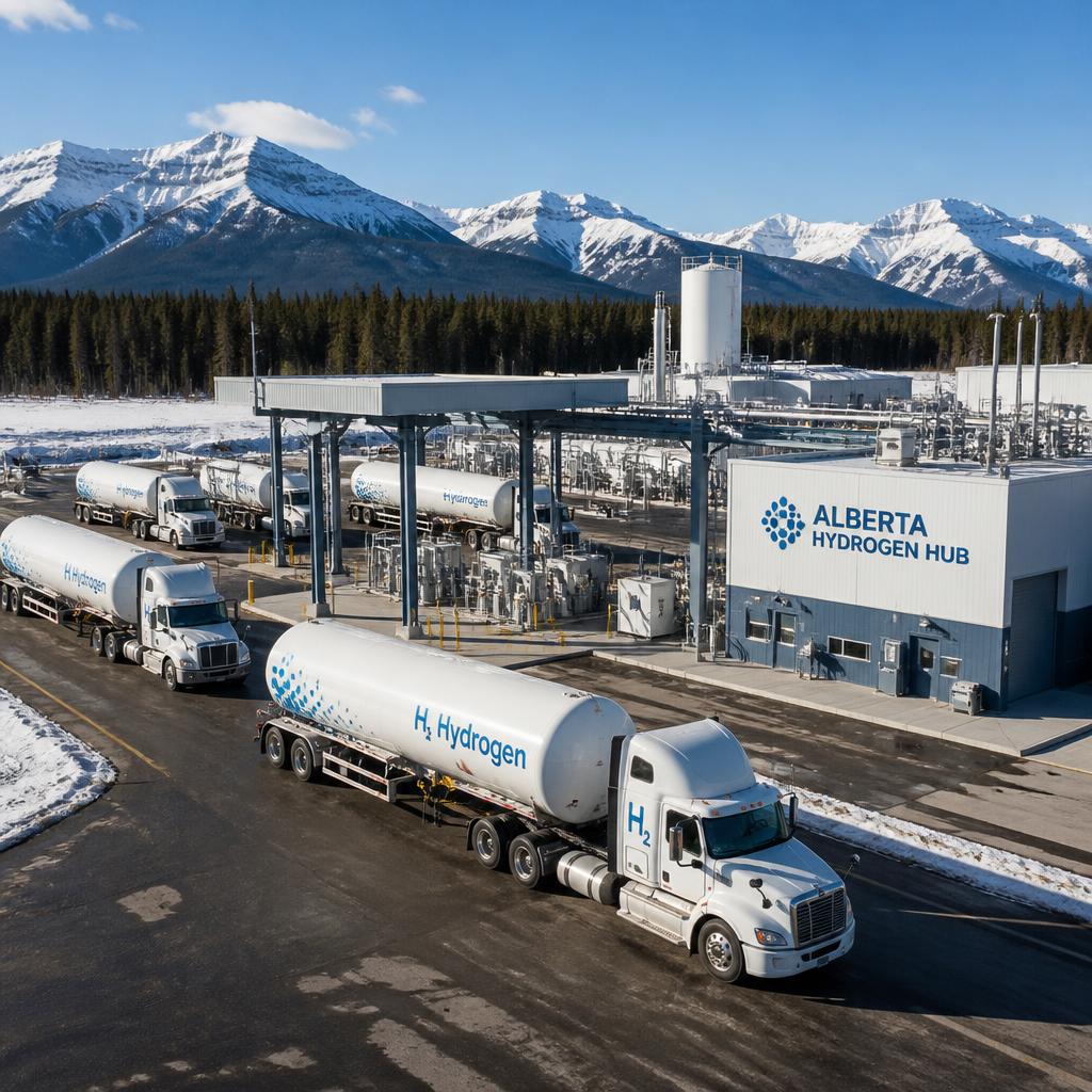 Tube trailer loading and logistics bay