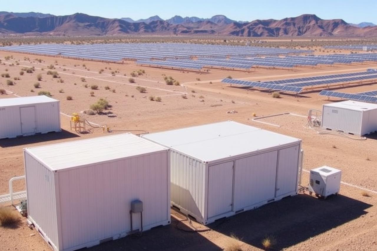 Battery storage and substation